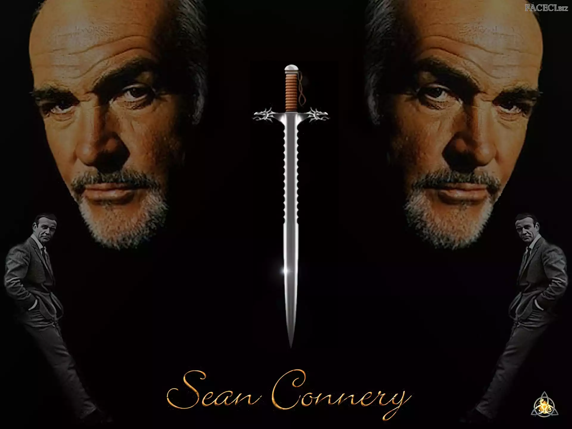 twarze, Sean Connery, miecz